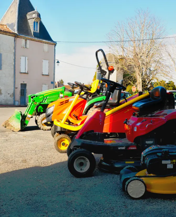 Vente réparation vélo motoculture Barbezieux La-Couronne Charente.